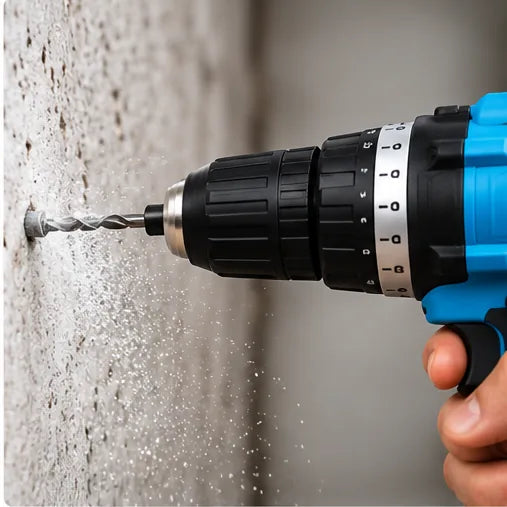 Taladro 48V Inalámbrico con Doble Batería