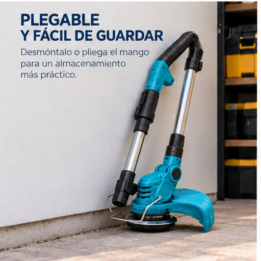 Diseño plegable de orilladora inalámbrica multifunción